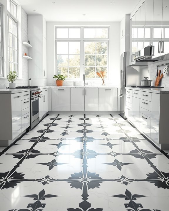 retro kitchen tile charm