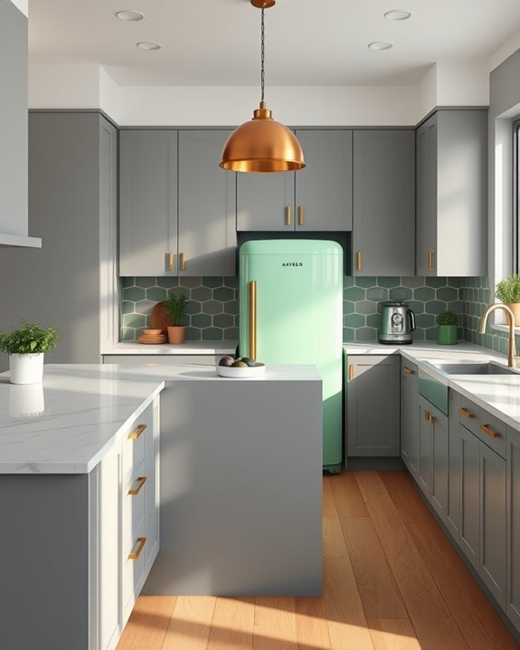 retro nostalgic kitchen charm