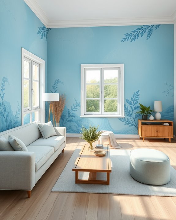revitalizing cerulean blue decor