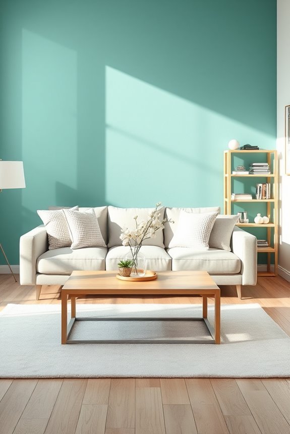 revitalizing cool teal decor
