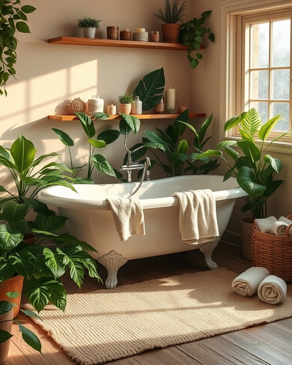 revitalizing leafy greenery decor