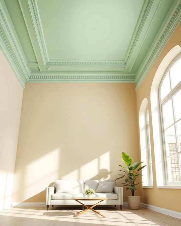 revitalizing serene ceiling color