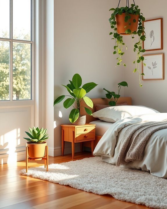 revitalizing workspace with plants