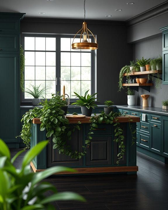 rich greenery enhances atmosphere