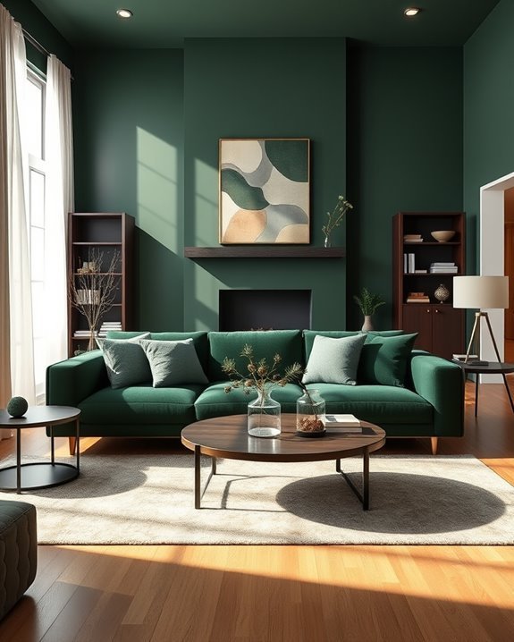 rich inviting forest green