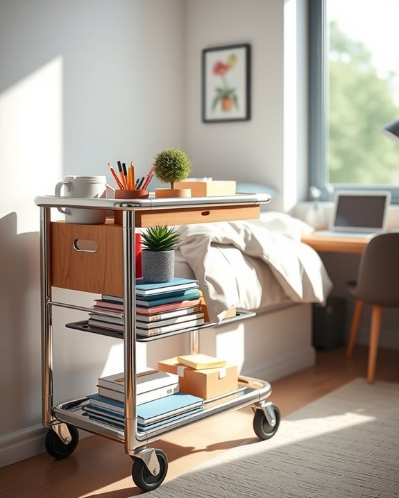 rolling cart for organization