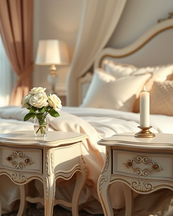 romantic bedside table styles