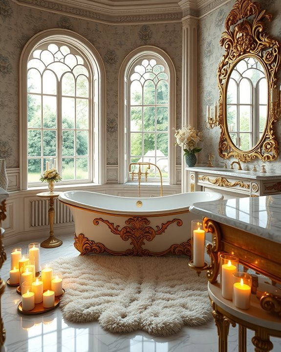 romantic candle ambiance creation