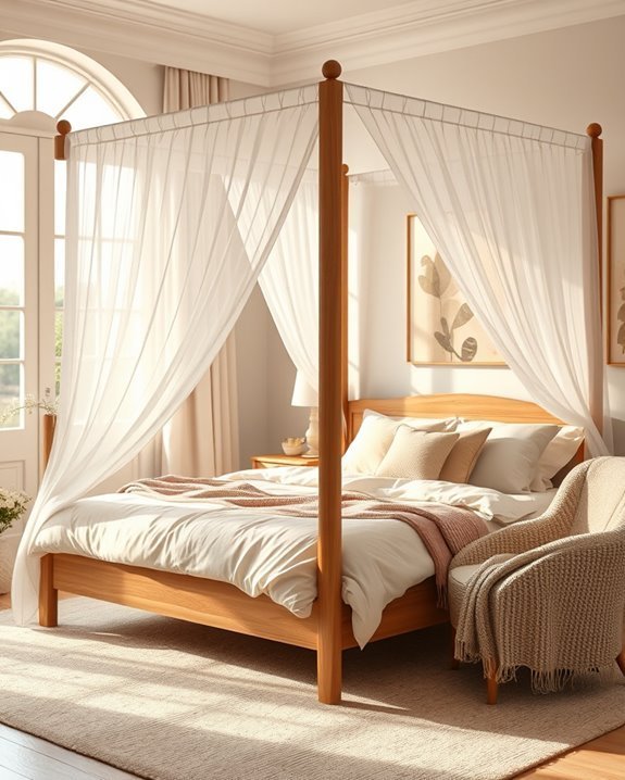 romantic cozy canopy beds
