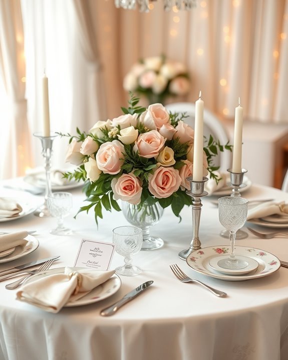 romantic elegant dining experience