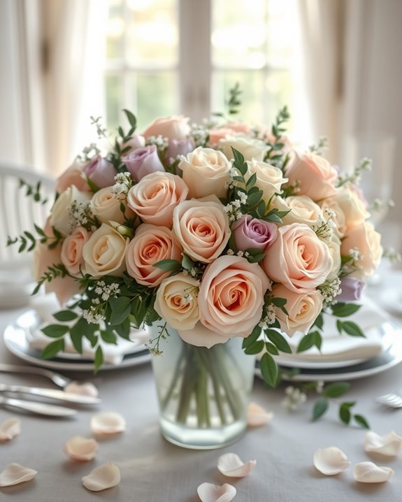 romantic flower centerpiece ideas