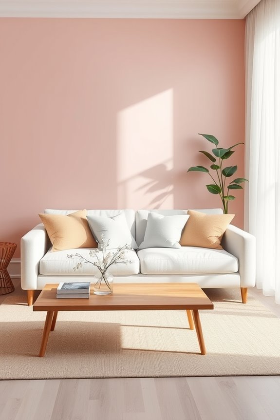 romantic soft blush decor