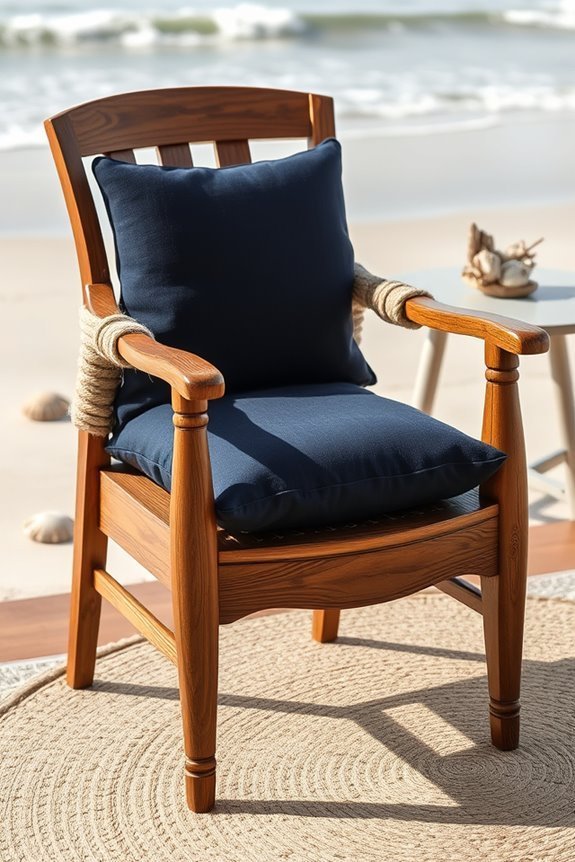 rope accents for coastal decor