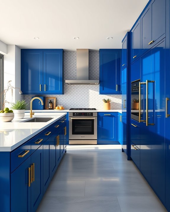royal blue gold elegance