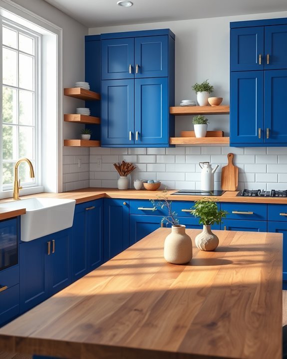royal blue rustic elegance