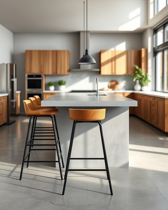 rugged elegance in dining