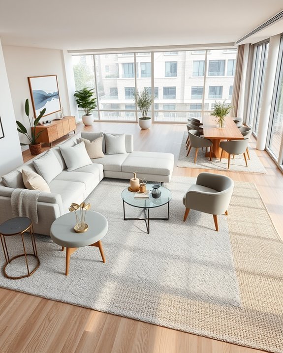 rugs define and enhance