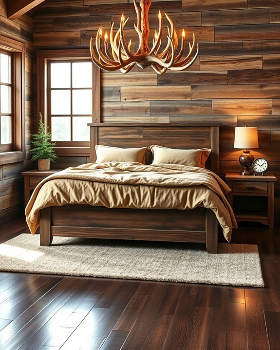 rustic antler wall decor
