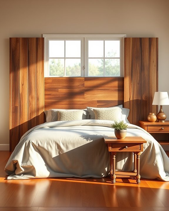 rustic barn door headboard