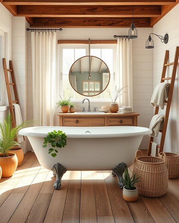 rustic bathroom cozy retreat