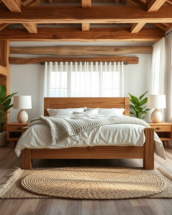 rustic bed frame selection