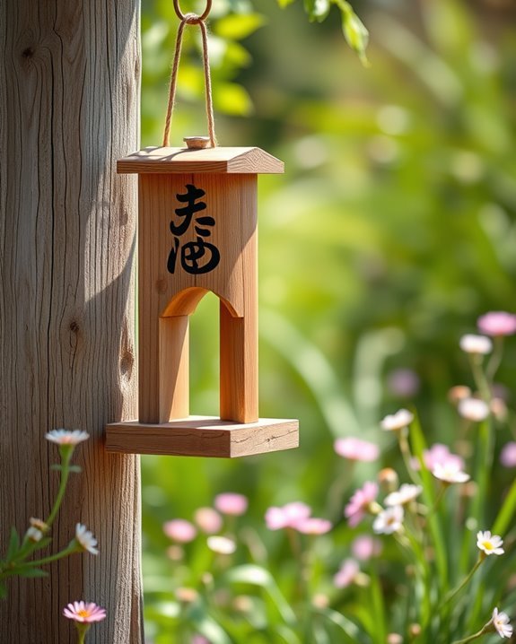 rustic bird feeders charm