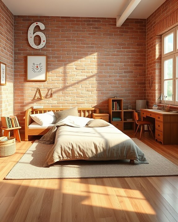 rustic brick decor charm