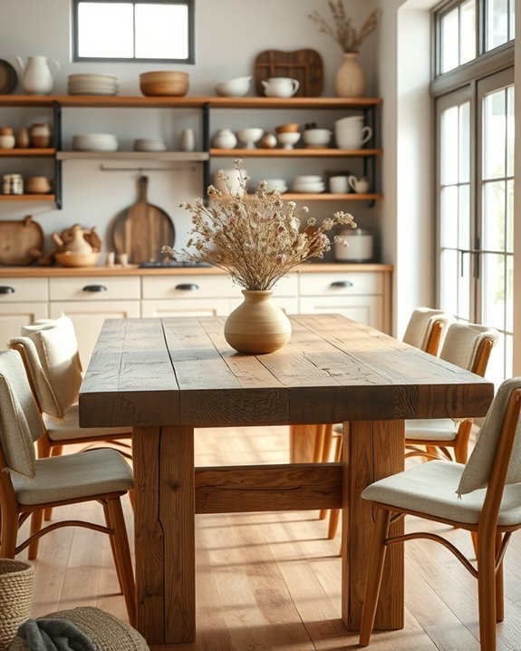 rustic charm dining centerpiece