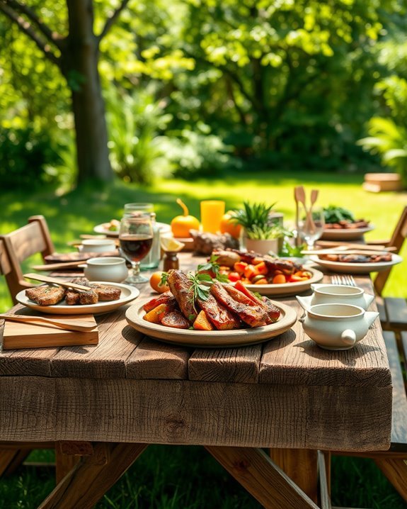 rustic charm for gatherings