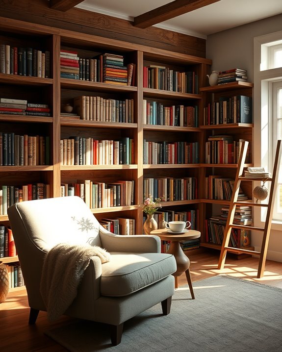 rustic charm for libraries