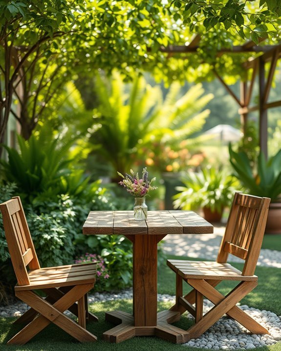 rustic charm for outdoor spaces