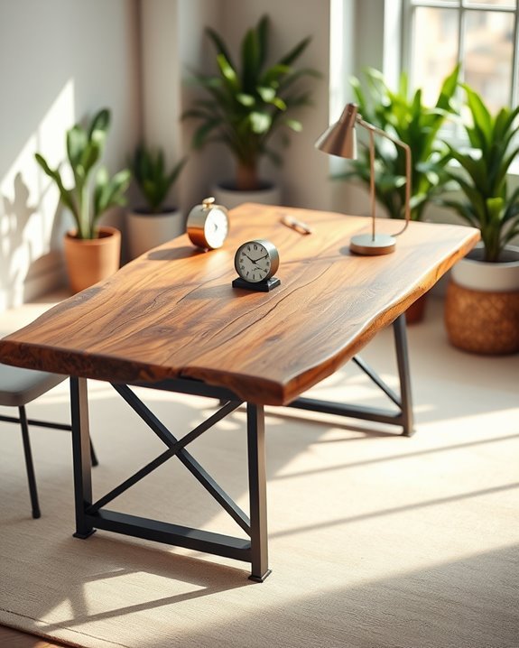 rustic charm for workspace