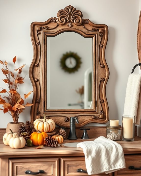 rustic charm in bathrooms