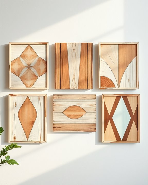 rustic charm through distressed wood