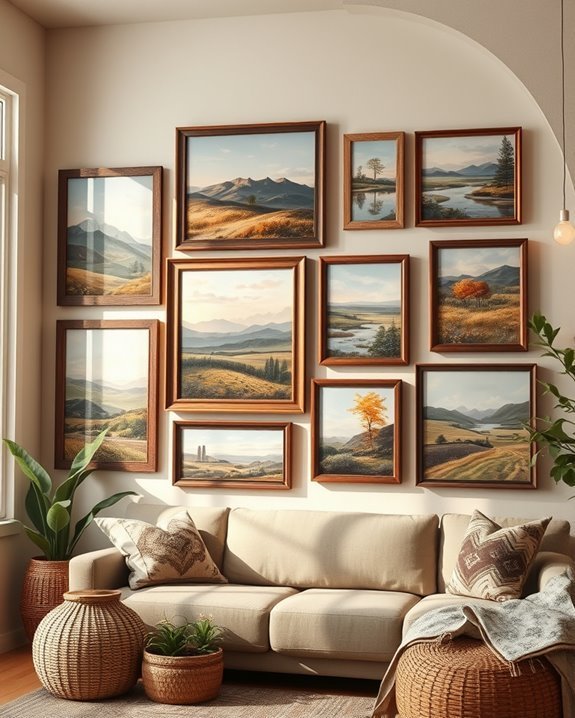 rustic charm through landscapes