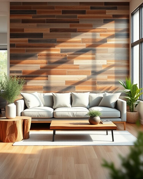 rustic charm through reclaimed wood