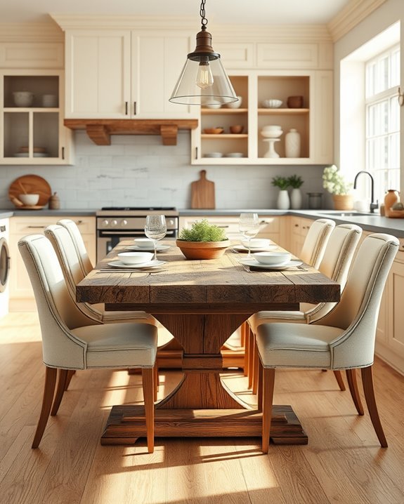 rustic charm with cream