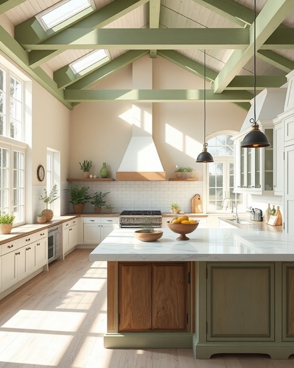 rustic charm with greenery