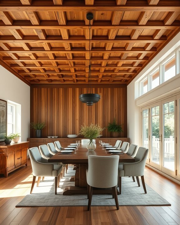 rustic chic dining transformation