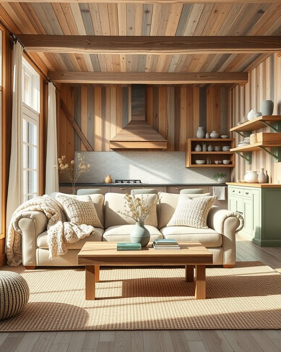 rustic colors create warmth