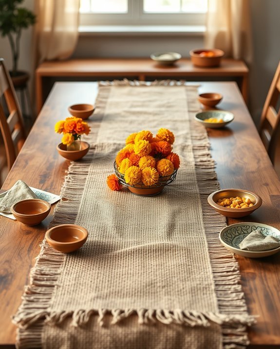 rustic eco friendly table decor