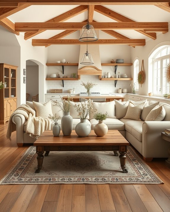 rustic elegance and warmth