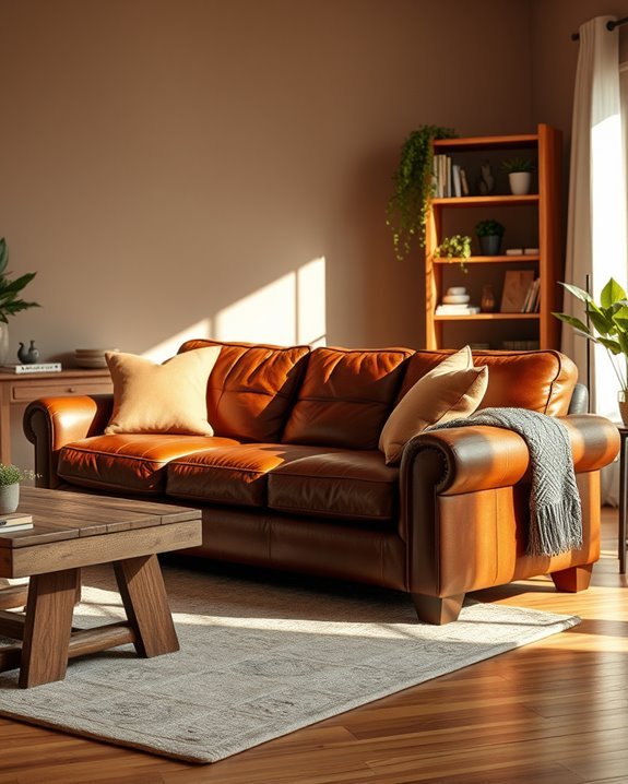 rustic leather sofa maintenance
