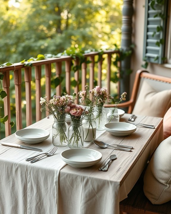rustic mason jar centerpieces