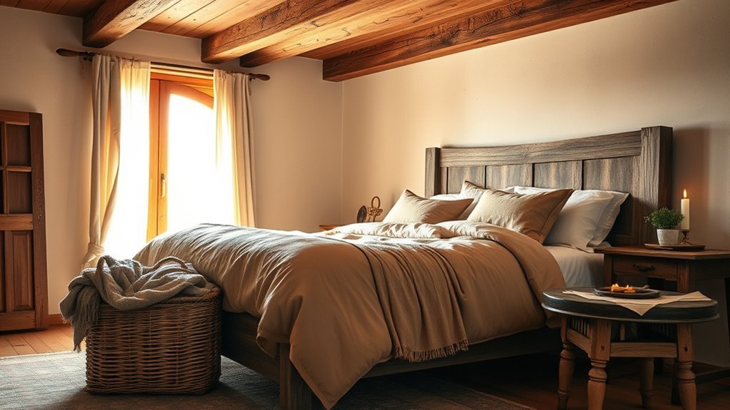rustic natural charm bedroom