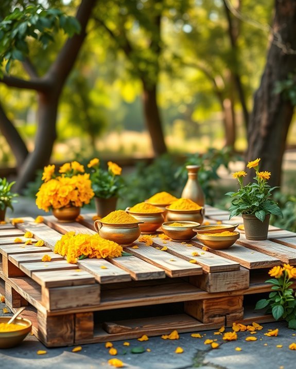 rustic pallets for decor