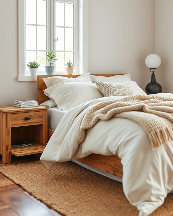 rustic reclaimed wood nightstands