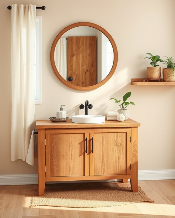 rustic reclaimed wood vanities