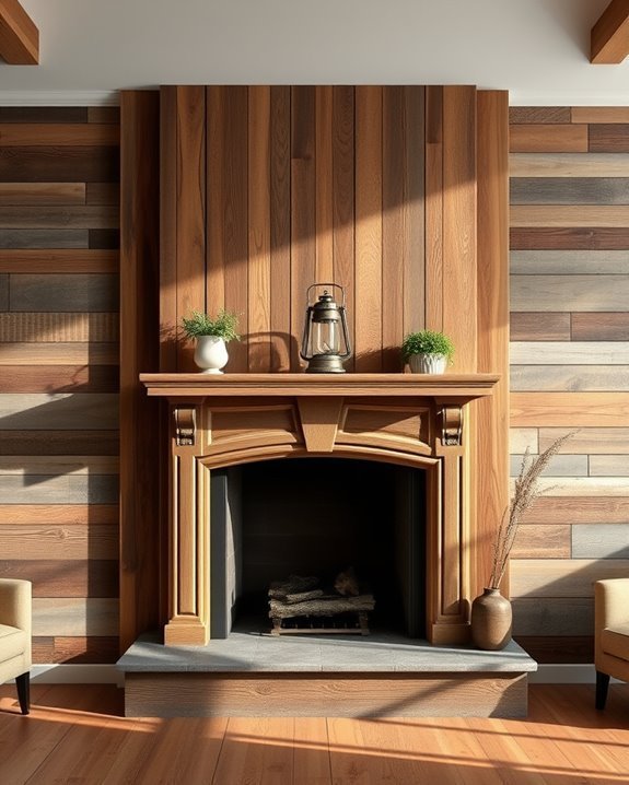 rustic reclaimed wood warmth