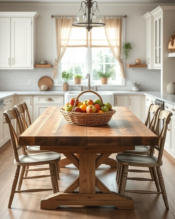 rustic seasonal table decor